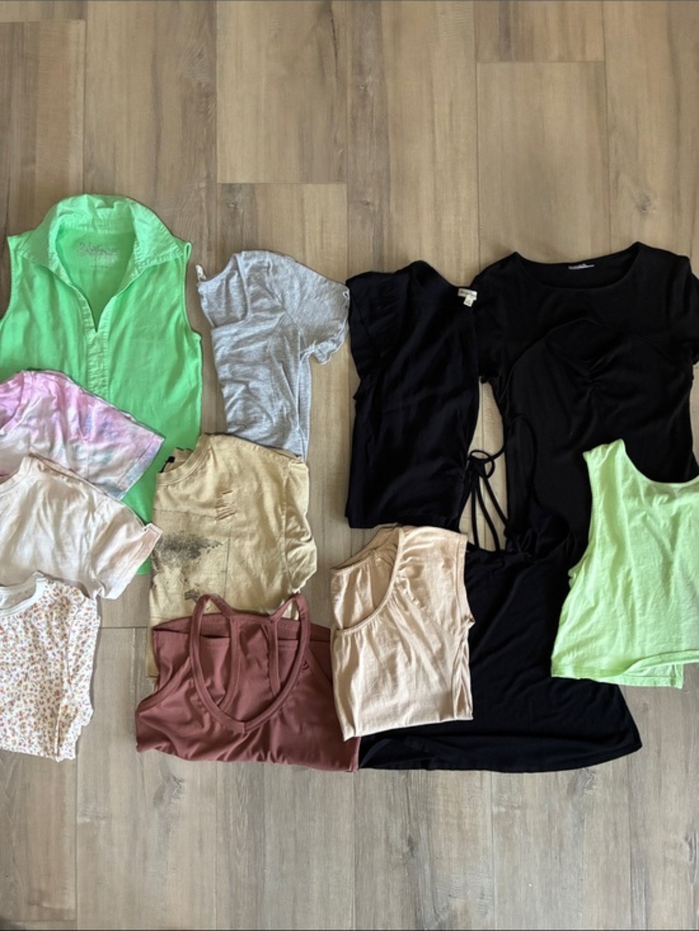 Lot of 12 Tops -sizes XS, S, & M Various Brands